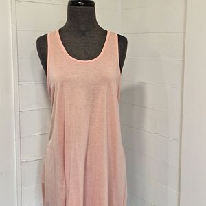 Elegant Peach Sleeveless Tank Top